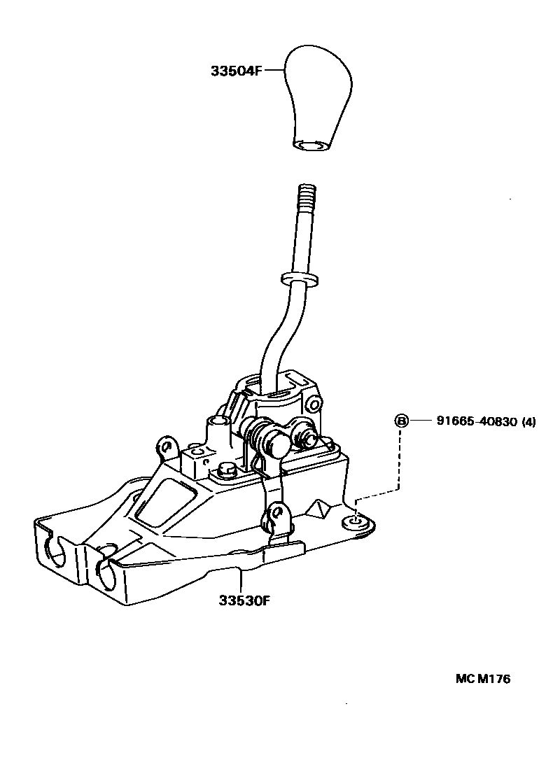 3312 — SHIFT LEVER & RETAINER