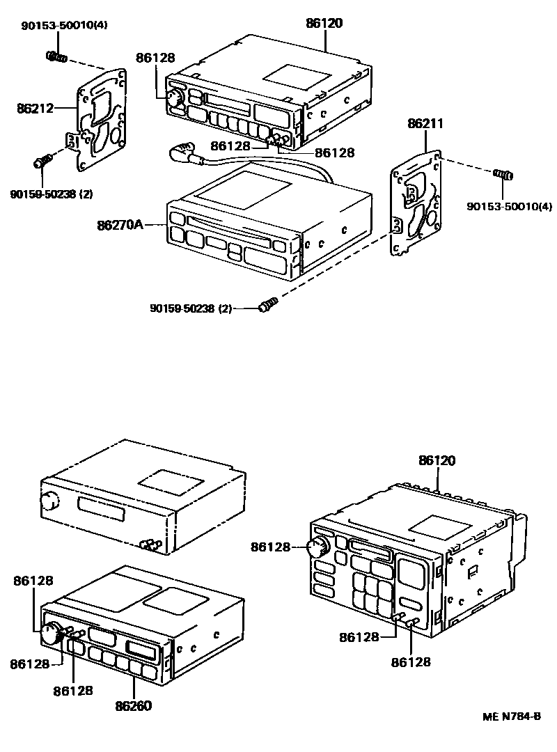 8601 — RADIO RECEIVER & AMPLIFIER & CONDENSER