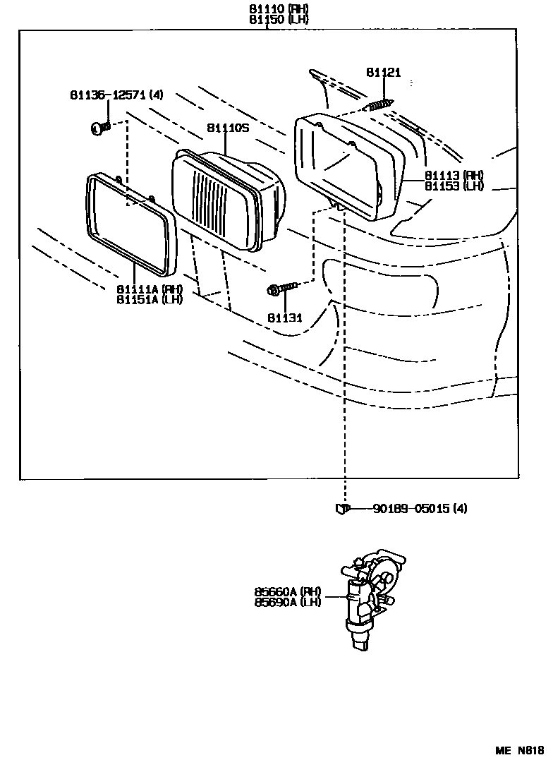 8101 — HEADLAMP