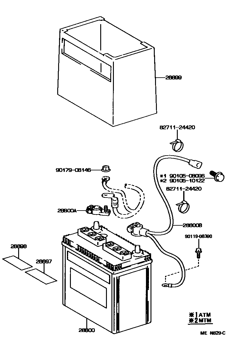 8201 — BATTERY & BATTERY CABLE