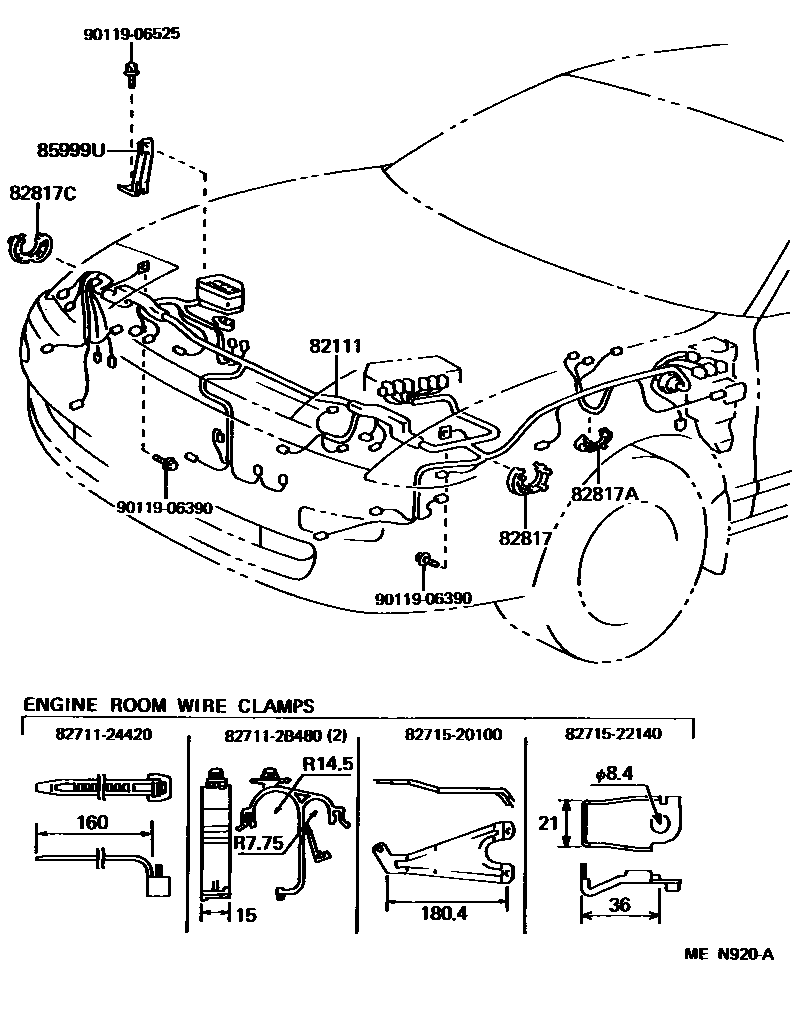 8202 — WIRING & CLAMP