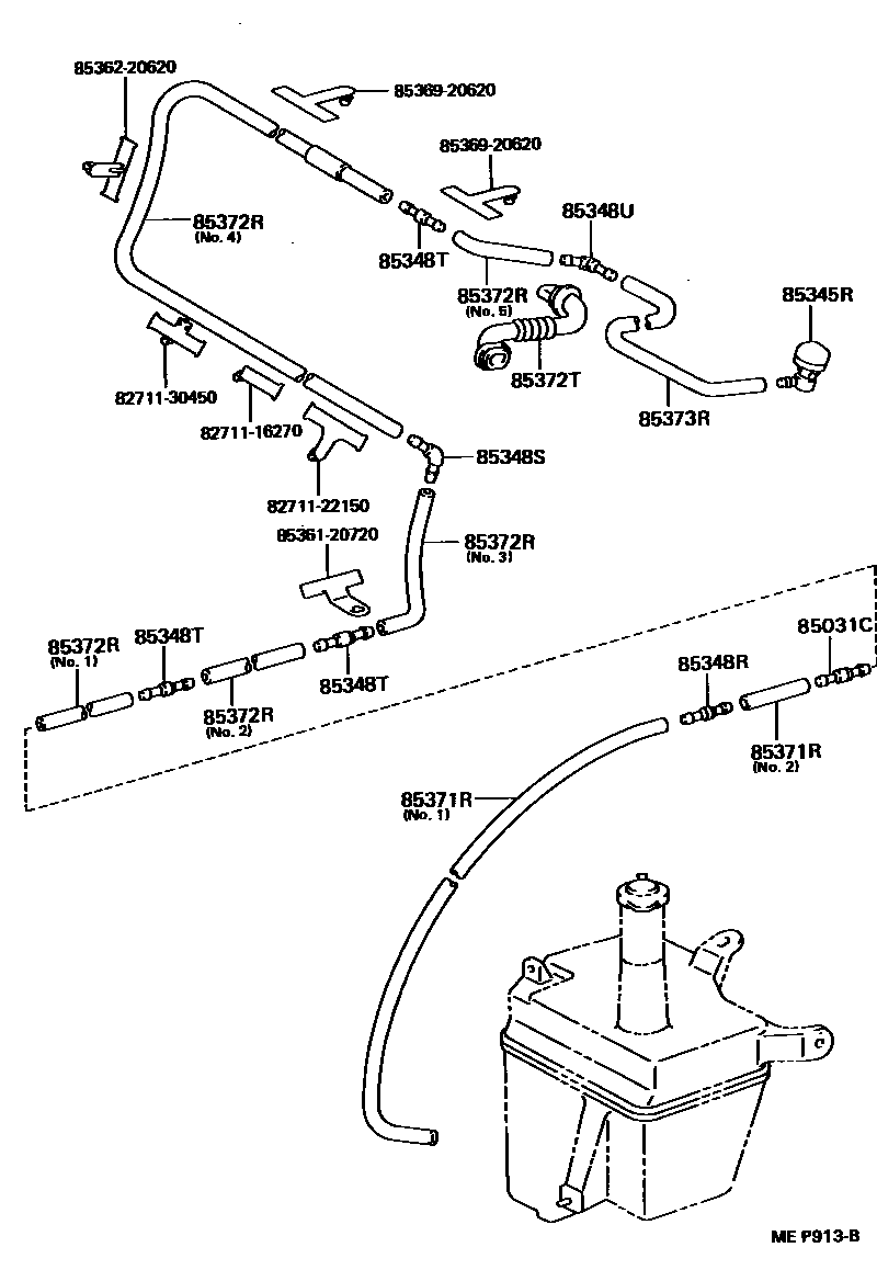 8504 — REAR WASHER