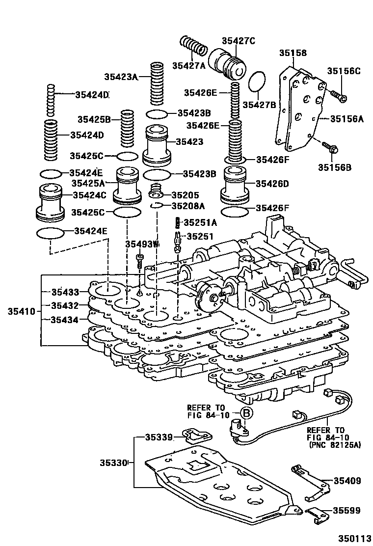 3512 — VALVE BODY & OIL STRAINER (ATM)