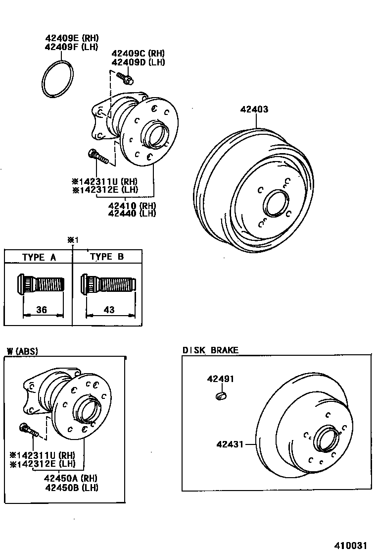 4102 — REAR AXLE SHAFT & HUB