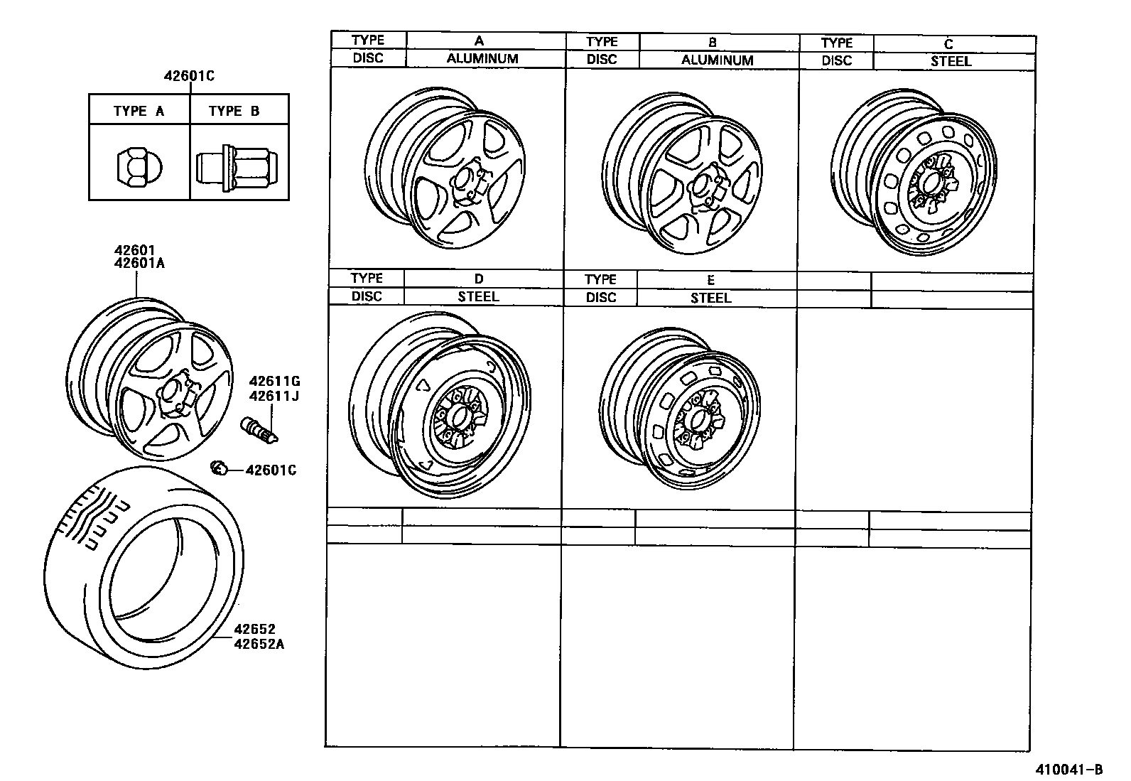 4103 — DISC WHEEL & WHEEL CAP