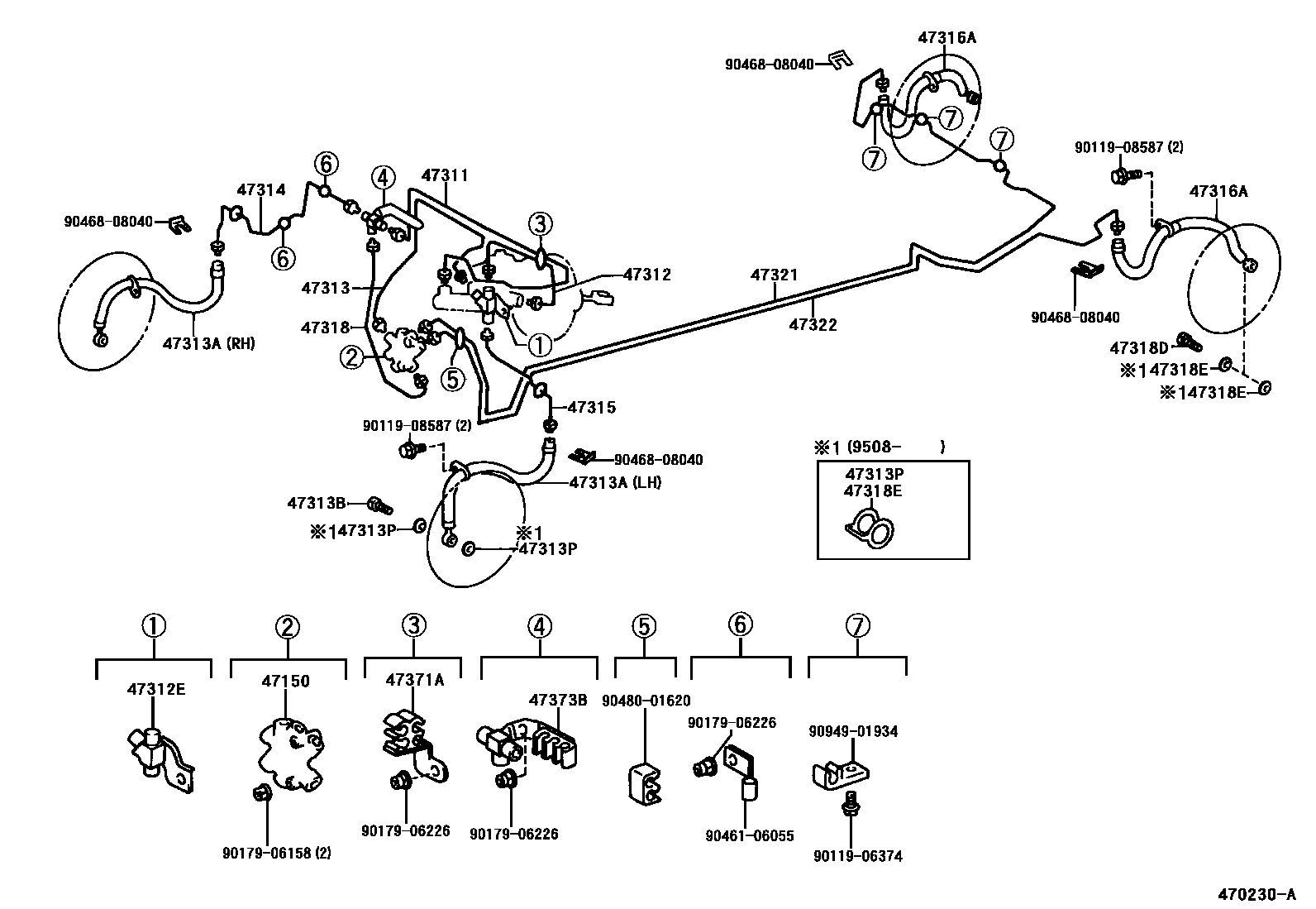 4708 — BRAKE TUBE & CLAMP