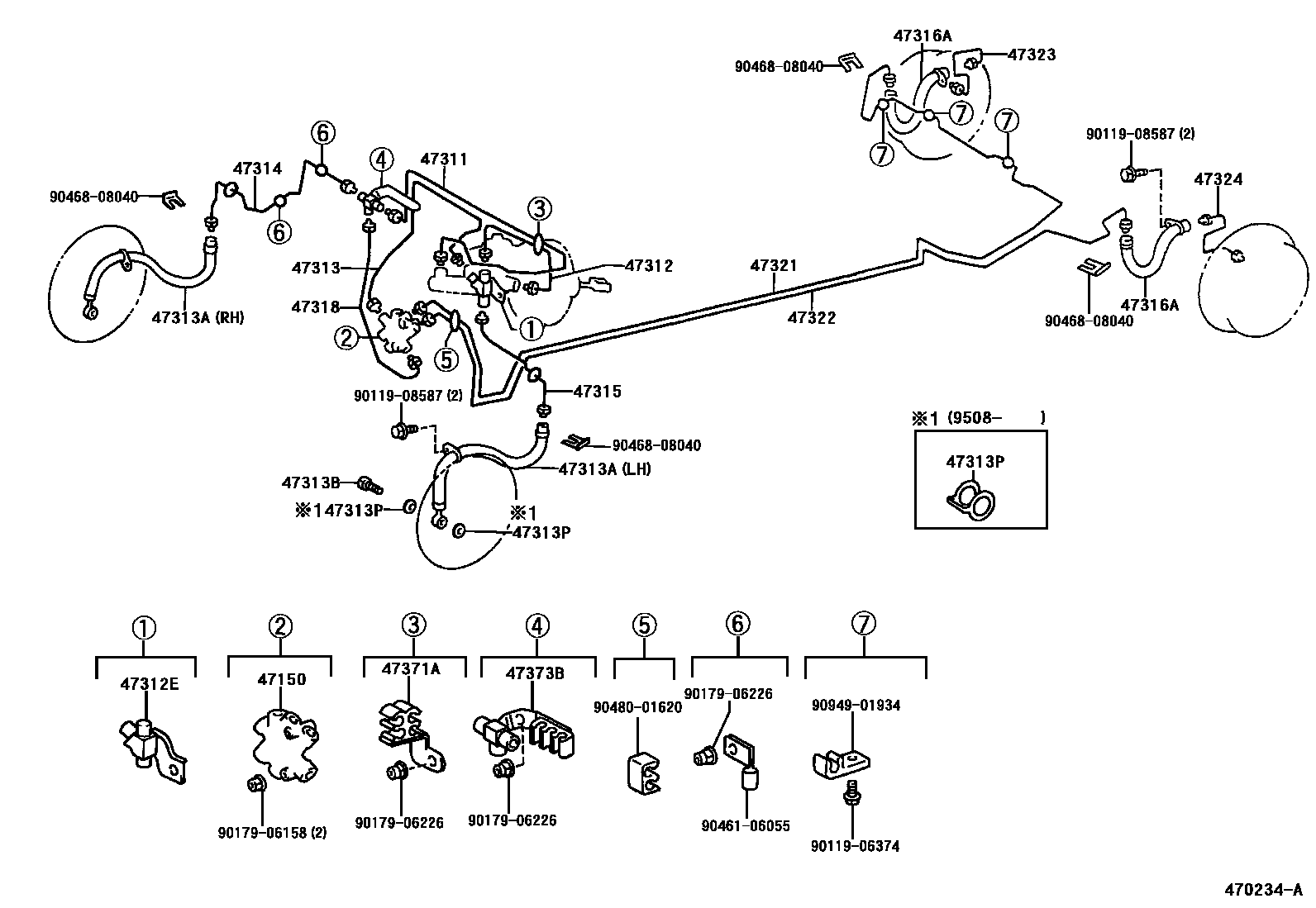 4708 — BRAKE TUBE & CLAMP