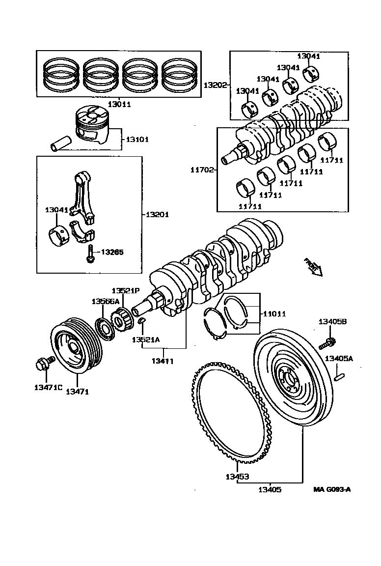 1301 — CRANKSHAFT & PISTON