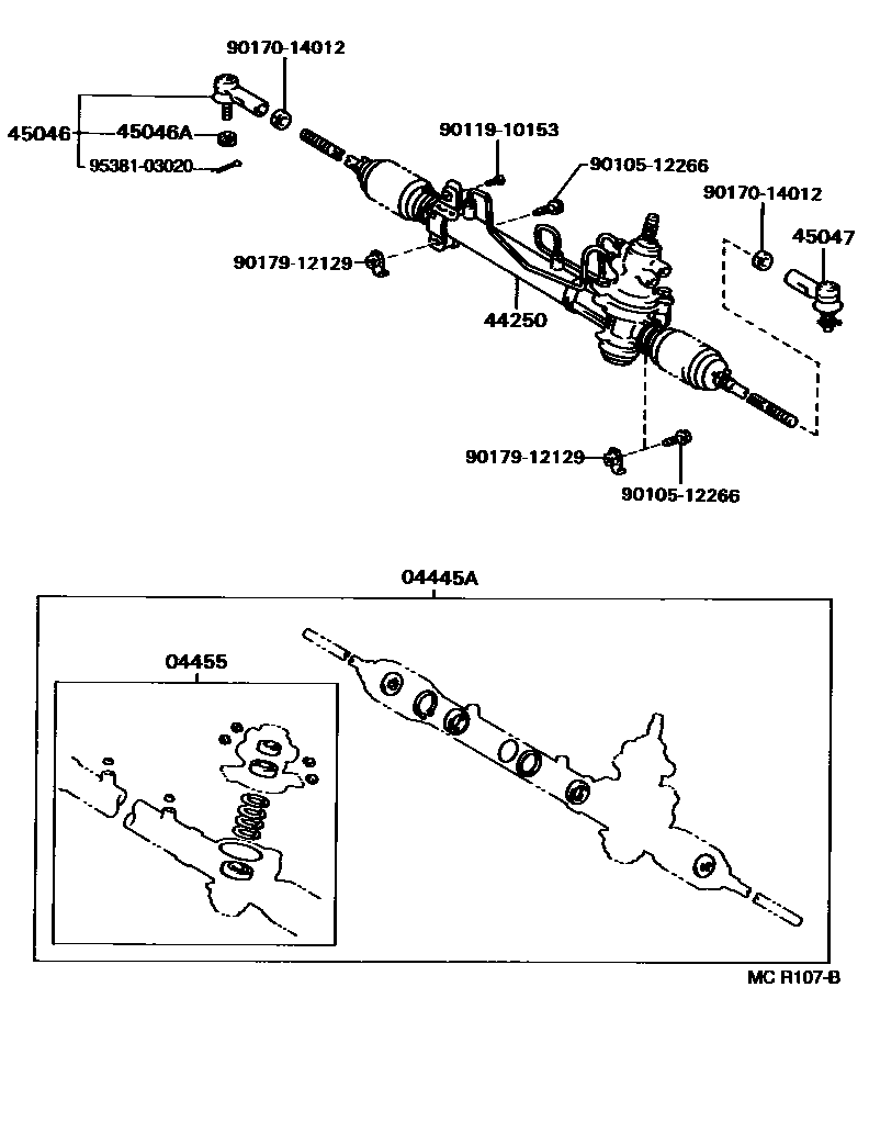4505 — FRONT STEERING GEAR & LINK