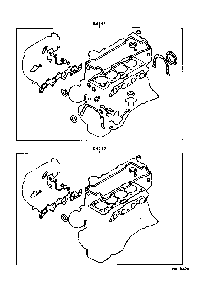 1103 — ENGINE OVERHAUL GASKET KIT