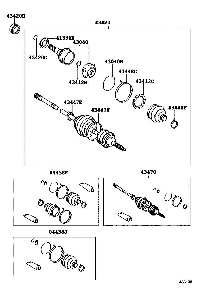 4302 — FRONT DRIVE SHAFT