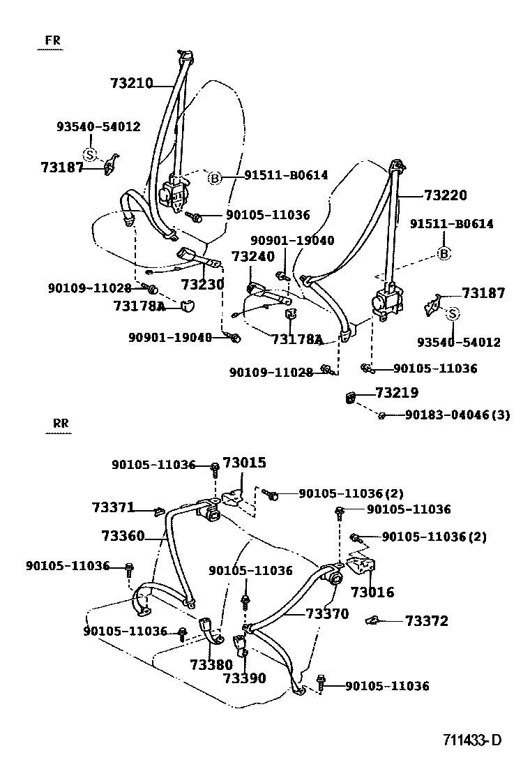 7104 — SEAT BELT & CHILD RESTRAINT SEAT