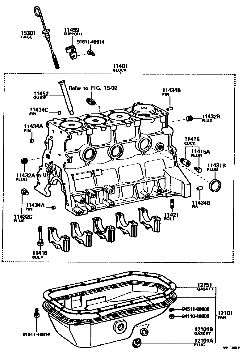 1105 — CYLINDER BLOCK