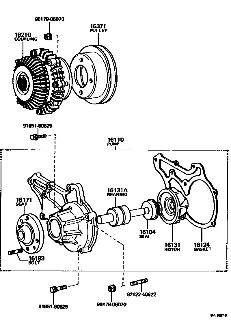 1601 — WATER PUMP