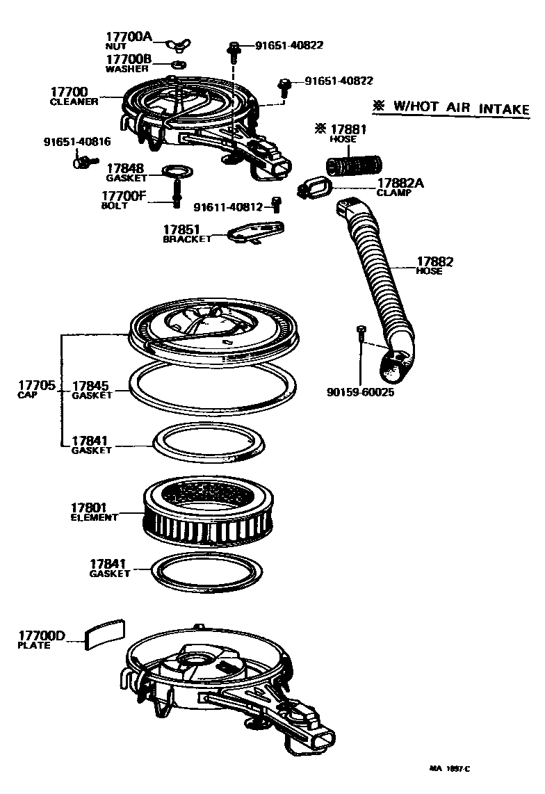 1703 — AIR CLEANER