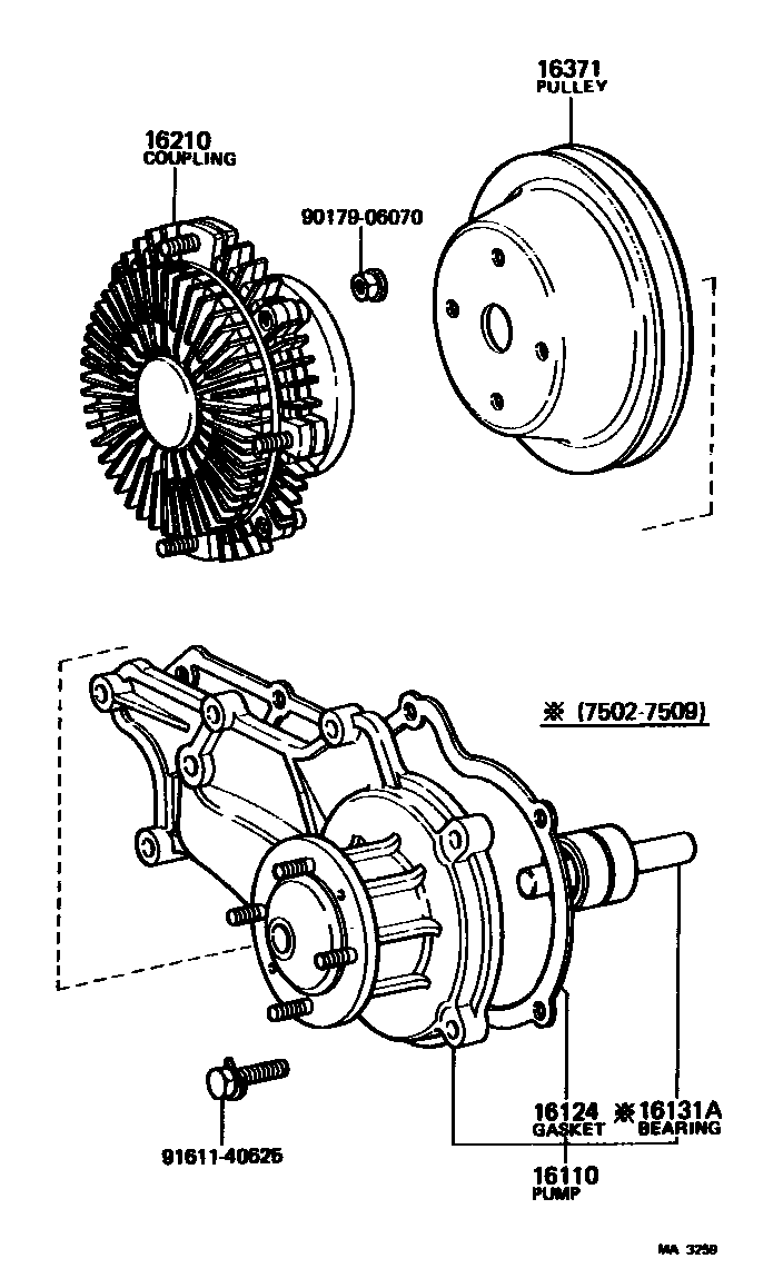 1601 — WATER PUMP