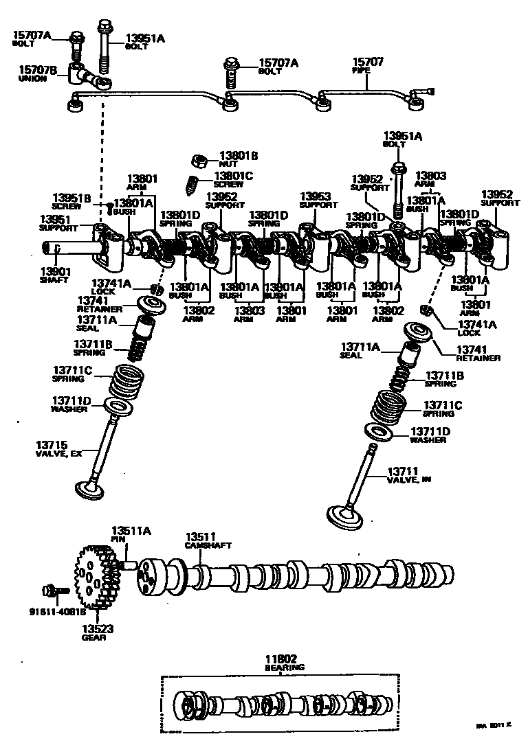 1302 — CAMSHAFT & VALVE
