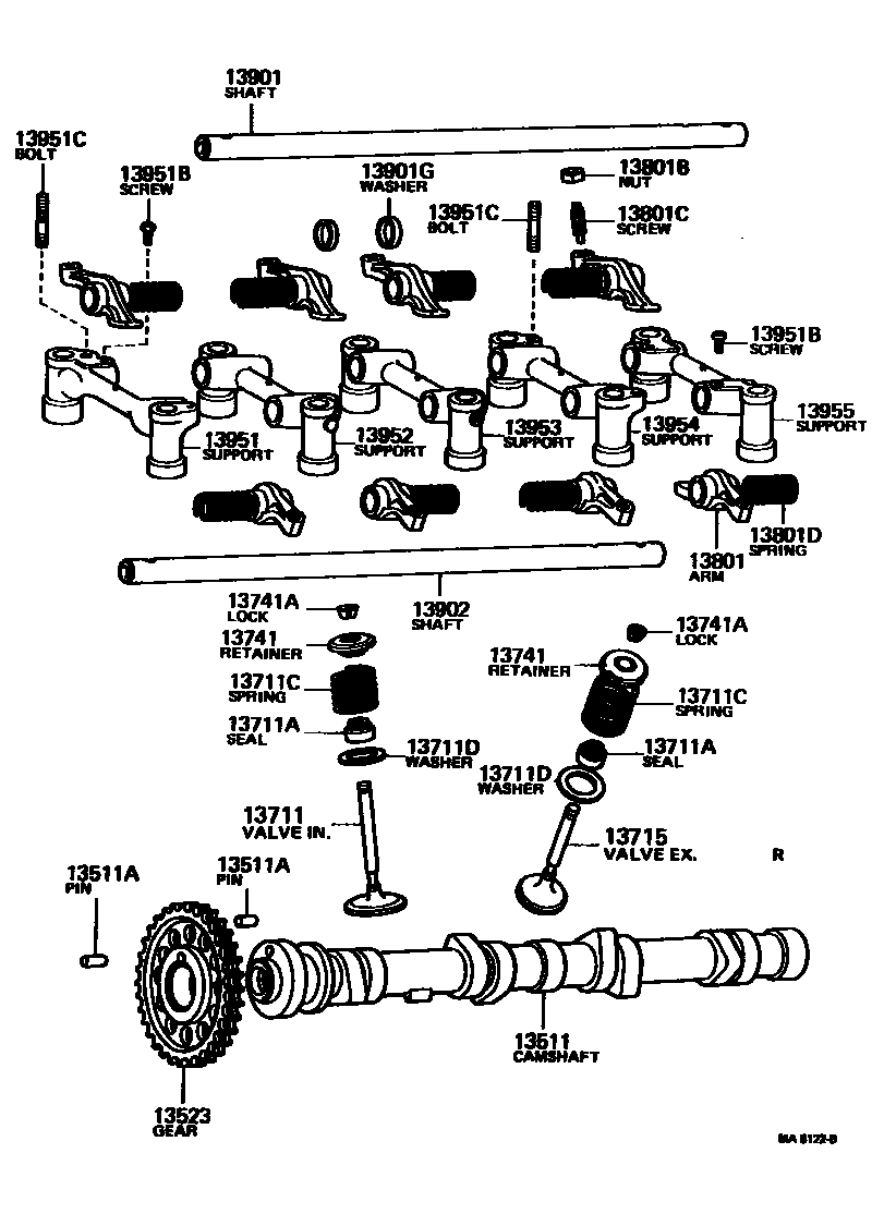1302 — CAMSHAFT & VALVE
