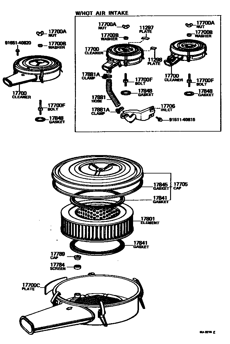 1703 — AIR CLEANER