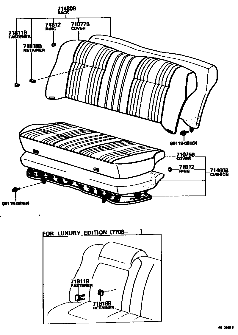 7102 — REAR SEAT & SEAT TRACK