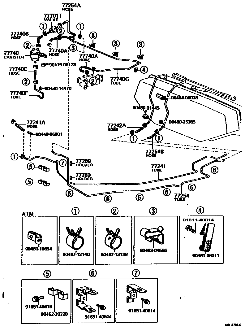 7701 — FUEL TANK & TUBE