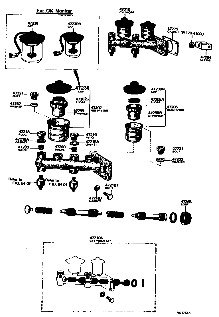 4702 — BRAKE MASTER CYLINDER