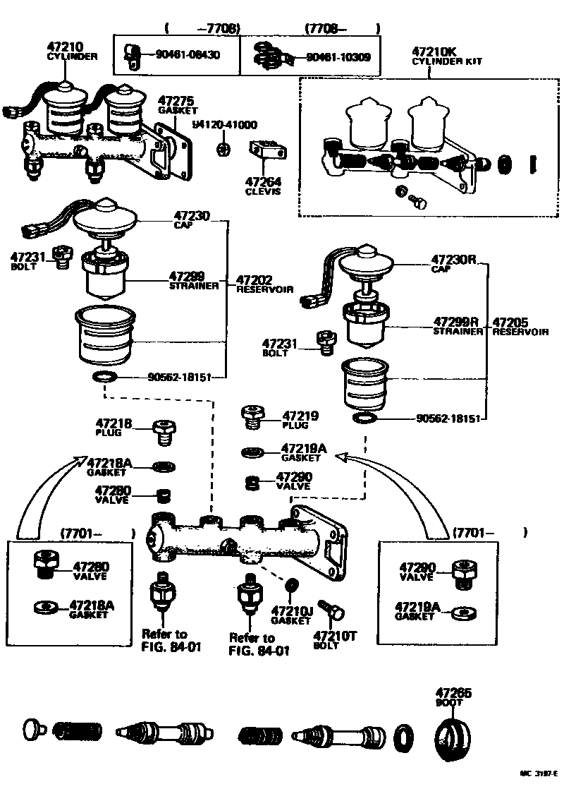 4702 — BRAKE MASTER CYLINDER