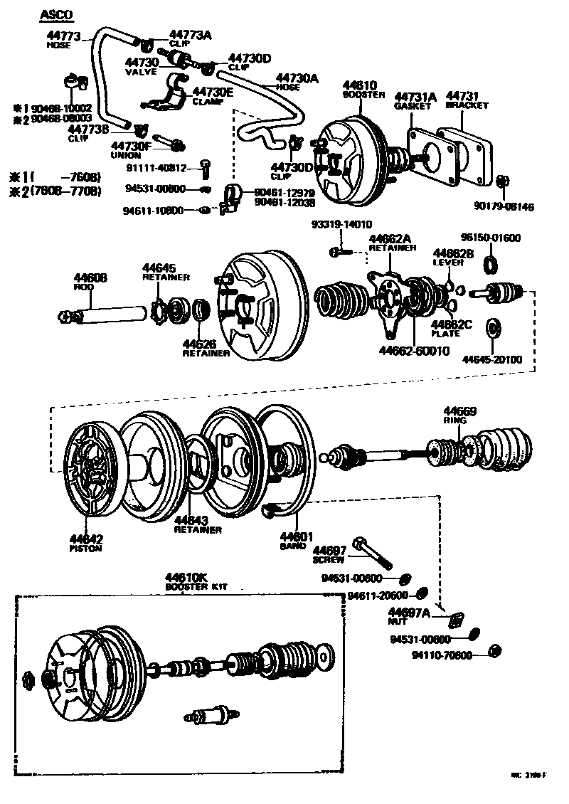 4703 — BRAKE BOOSTER & VACUUM TUBE