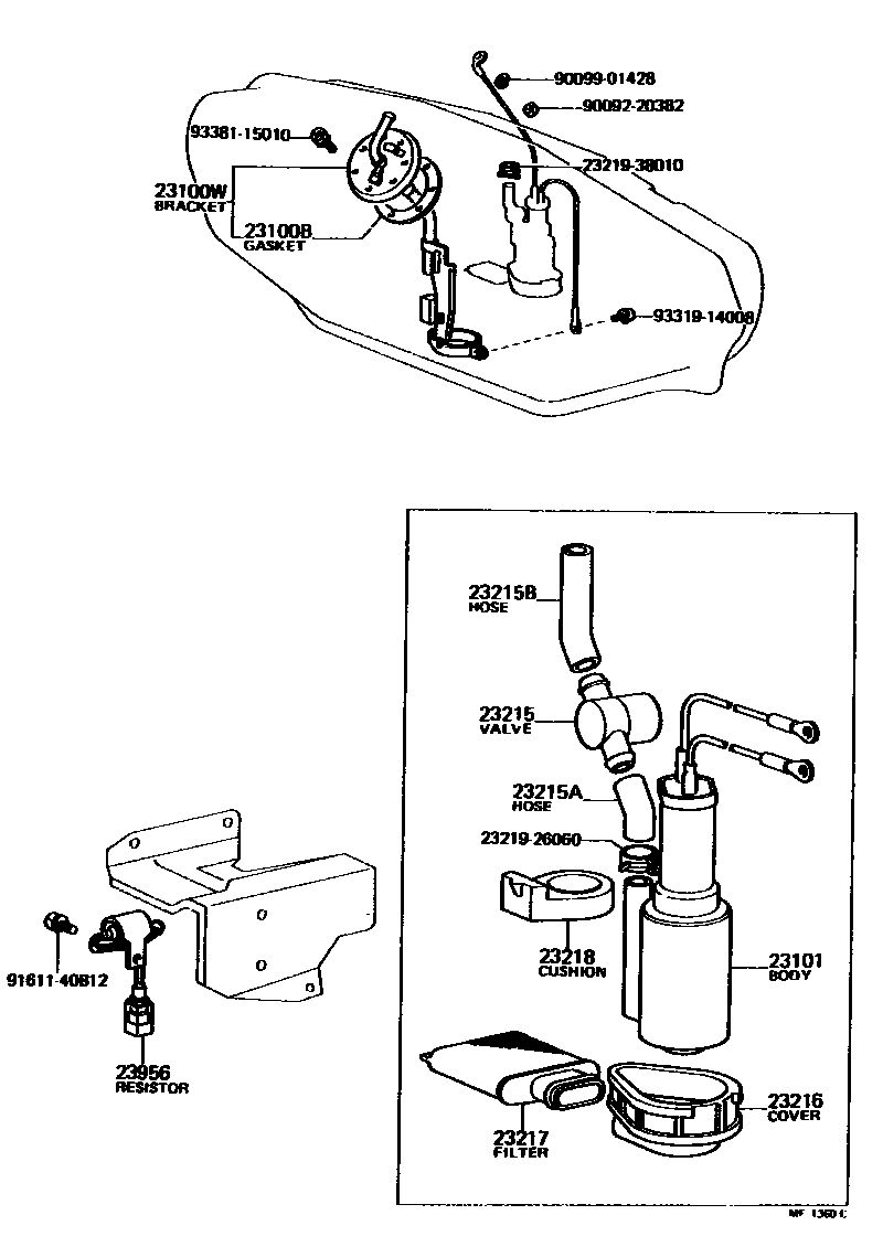 2301 — FUEL PUMP & PIPE