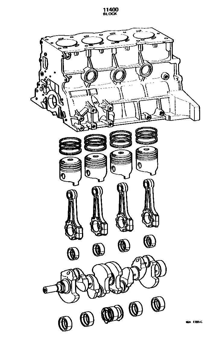 1102 — SHORT BLOCK ASSEMBLY