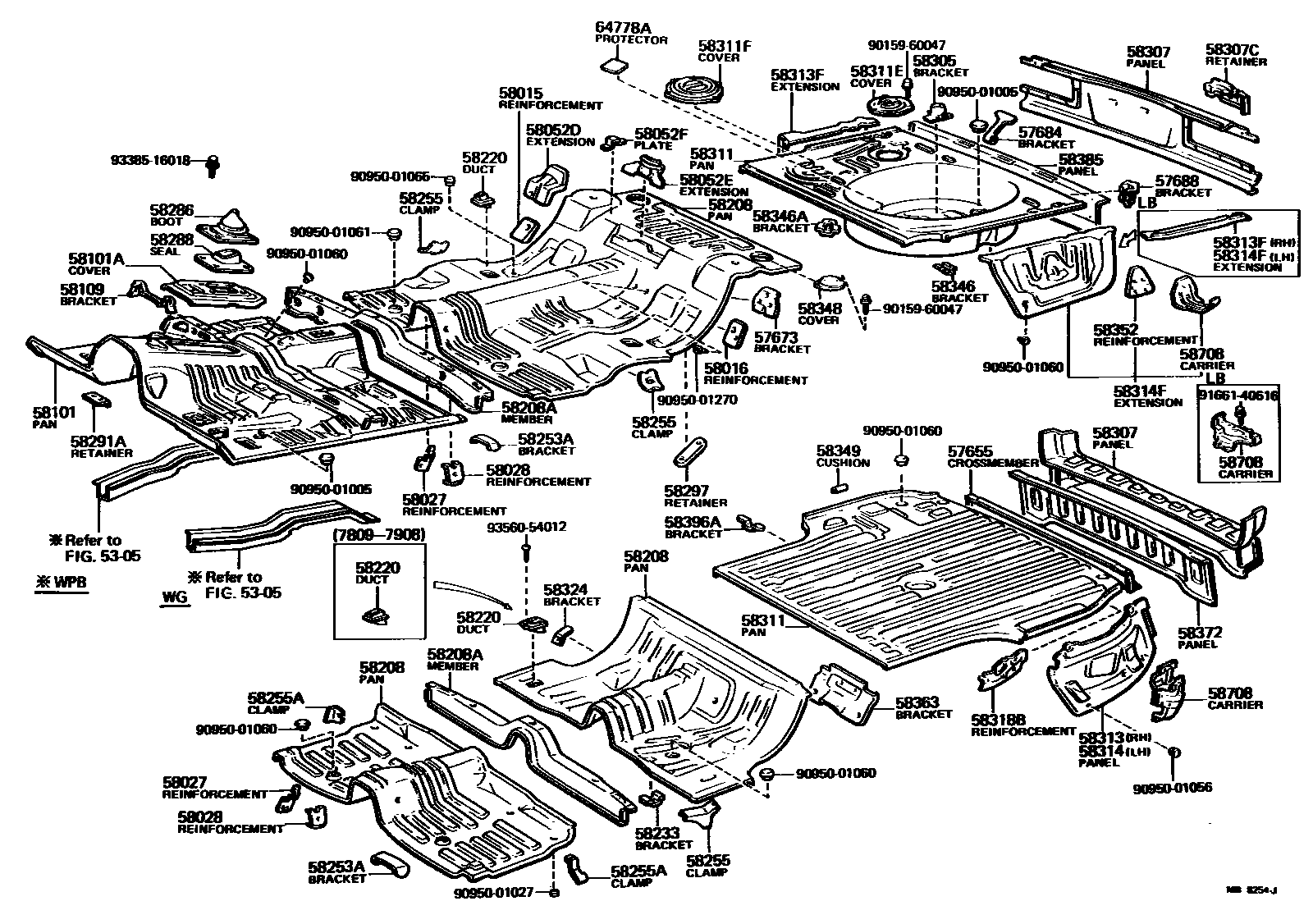 5801 — FLOOR PAN & LOWER BACK PANEL