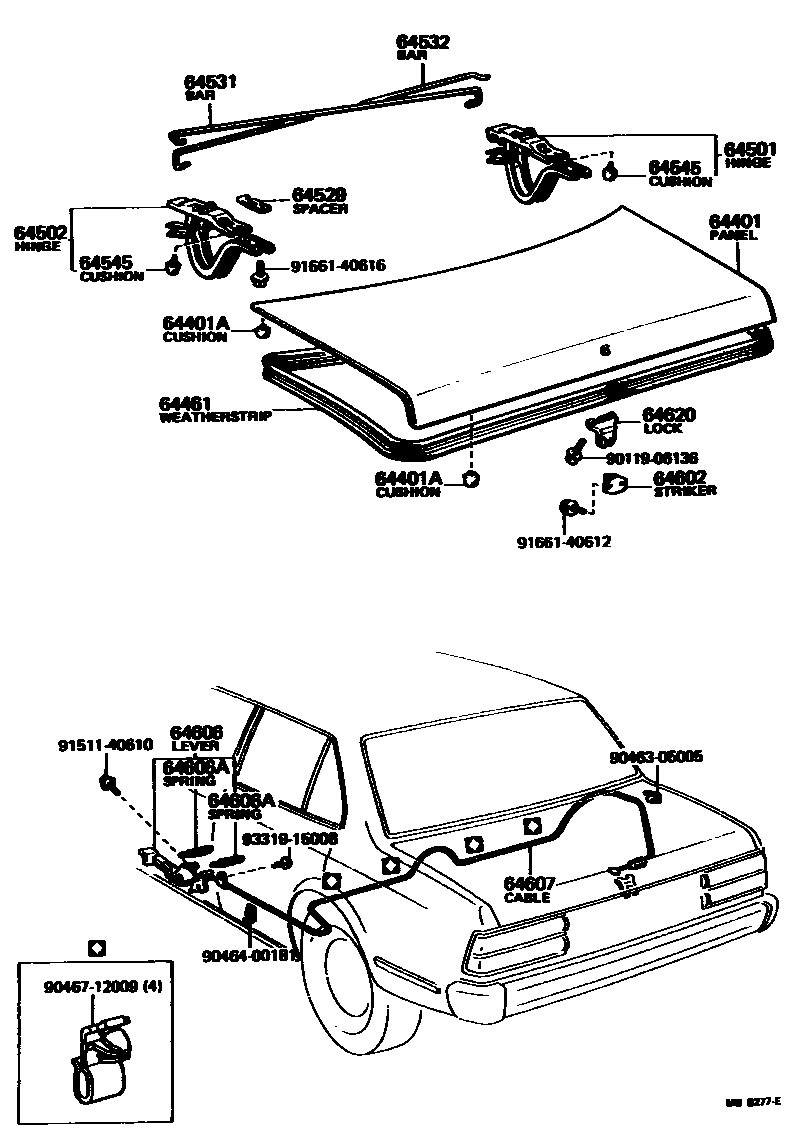 6105 — LUGGAGE COMPARTMENT DOOR & LOCK