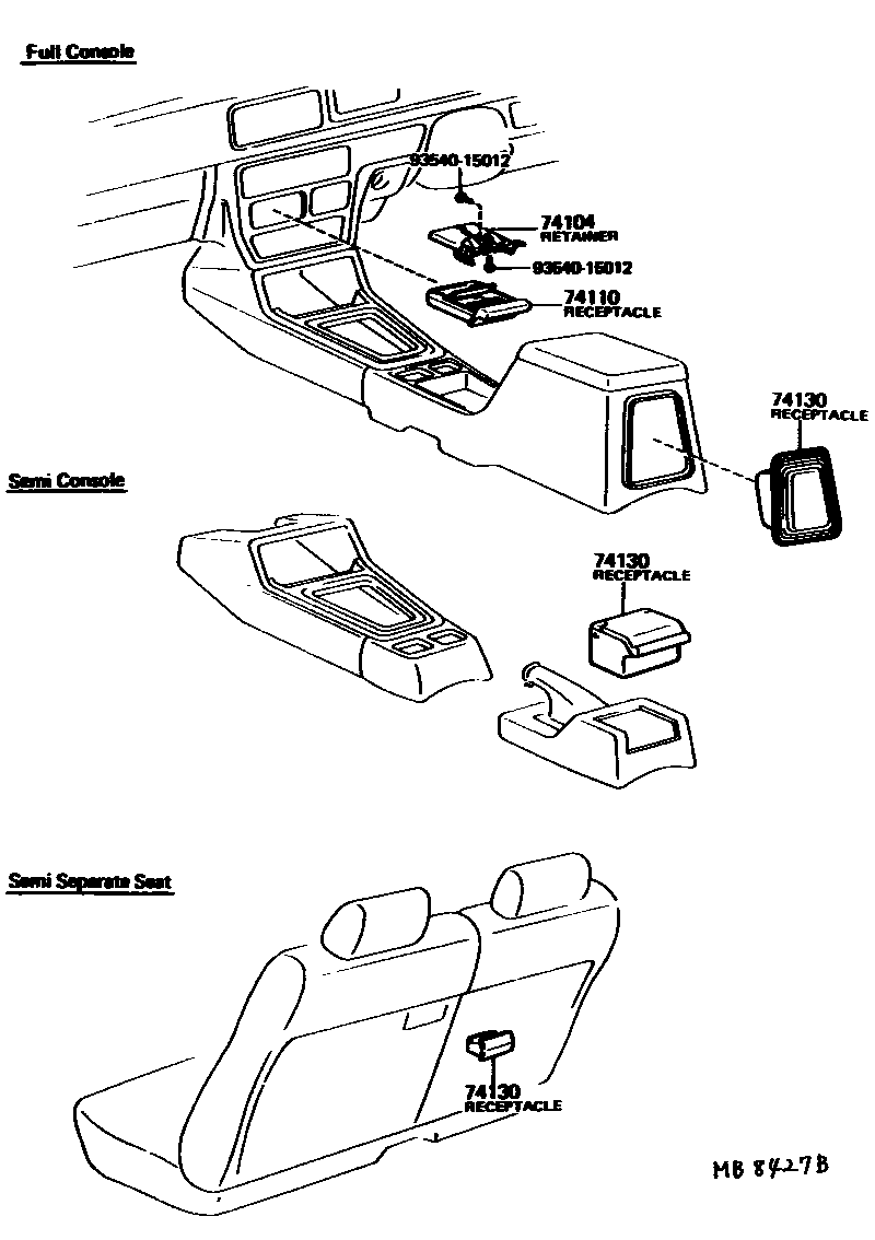 7404 — ASH RECEPTACLE