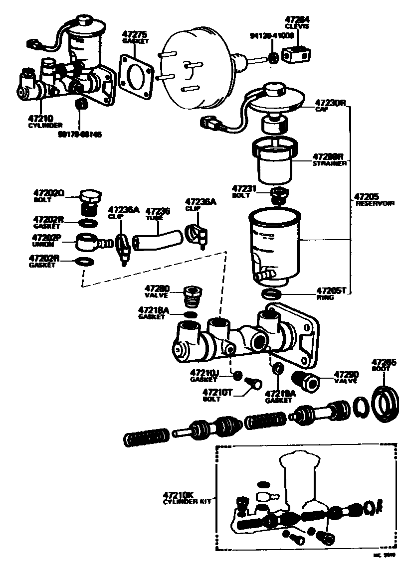 4702 — BRAKE MASTER CYLINDER