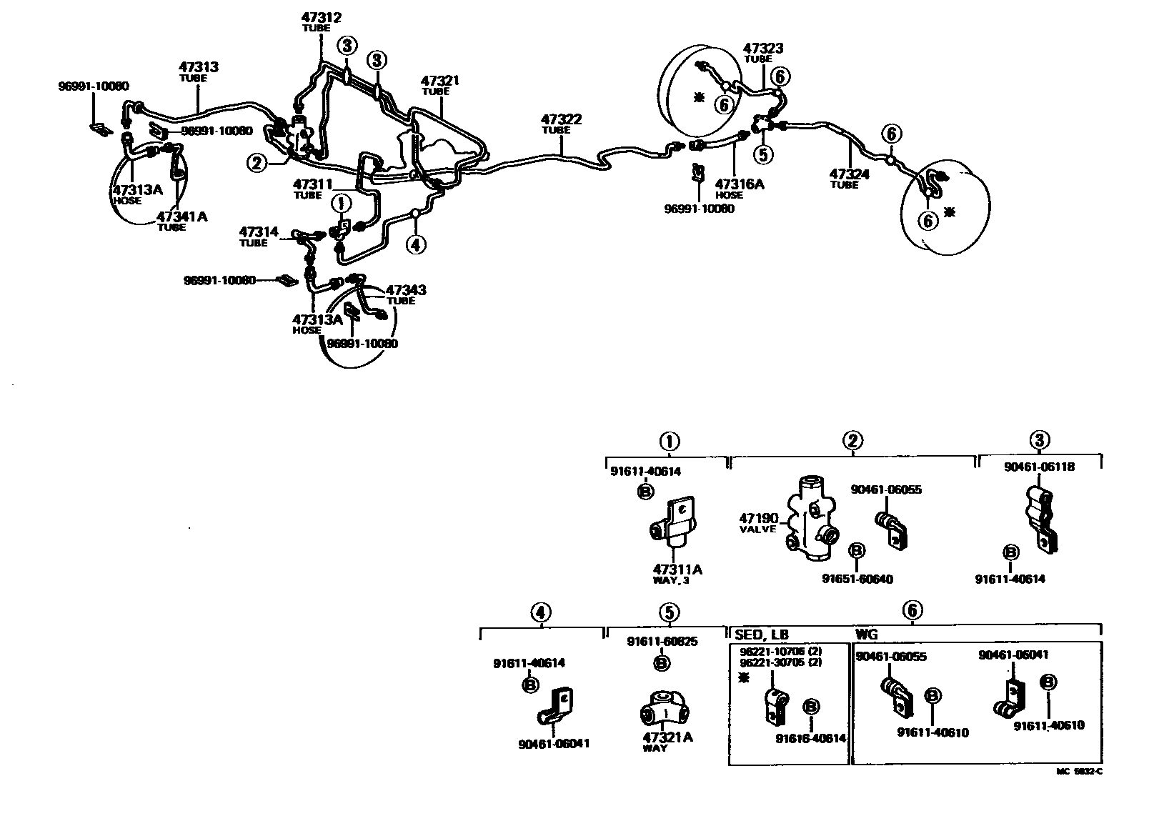 4708 — BRAKE TUBE & CLAMP