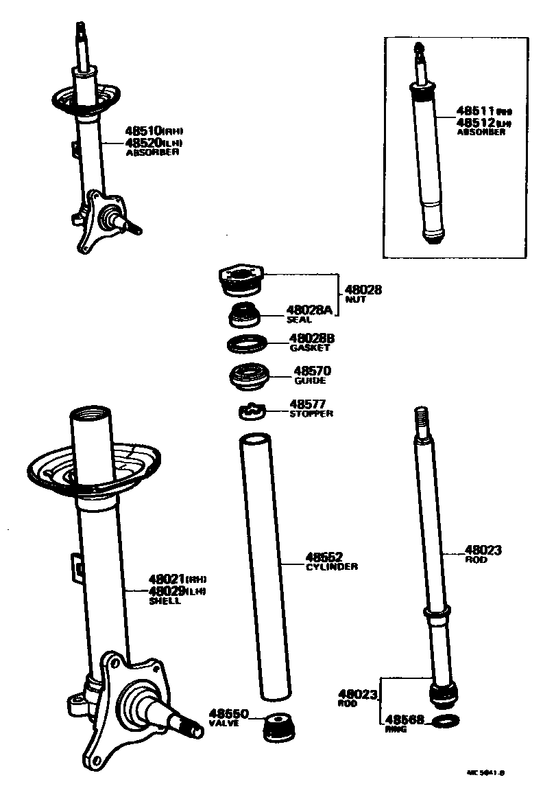 4803 — FRONT SPRING & SHOCK ABSORBER