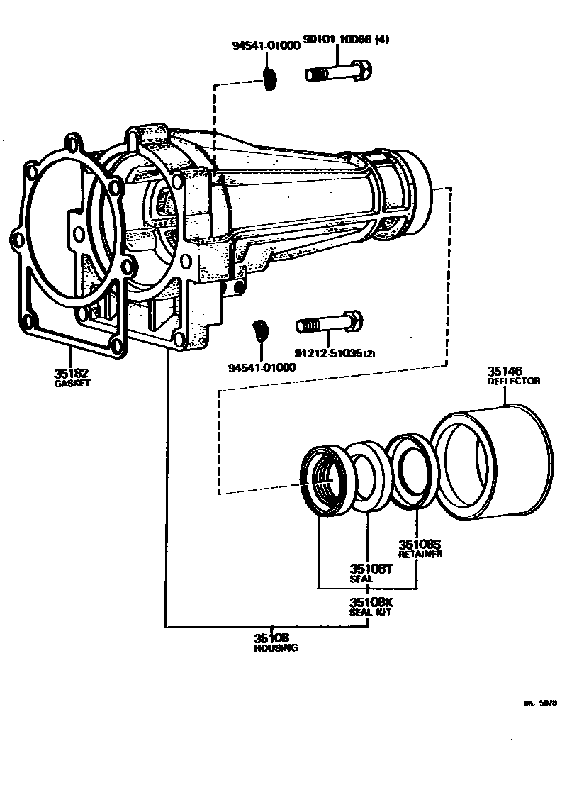 3504 — EXTENSION HOUSING (ATM)
