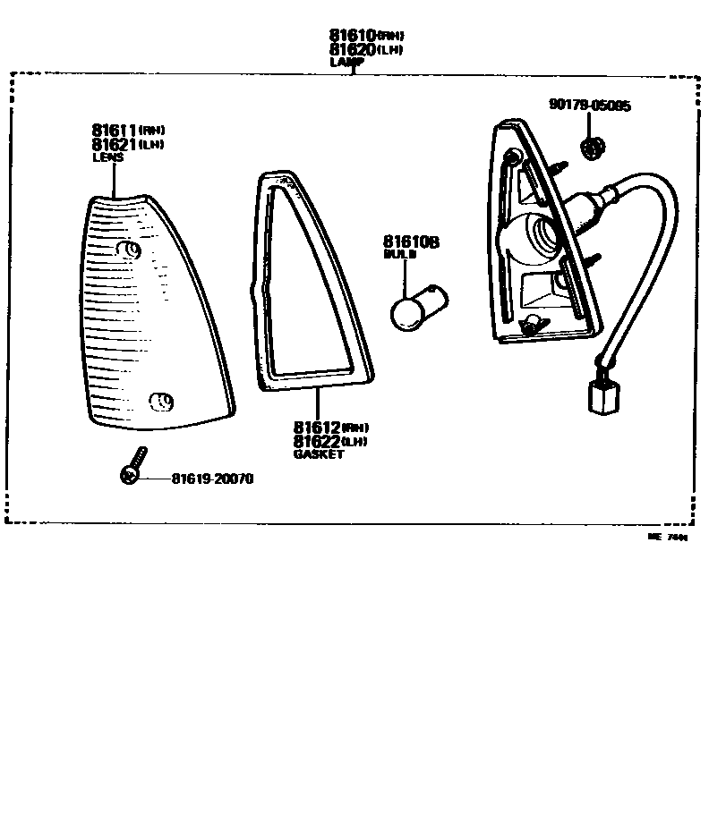 8104 — FRONT CLEARANCE LAMP