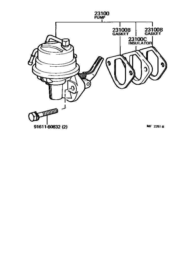 2301 — FUEL PUMP & PIPE