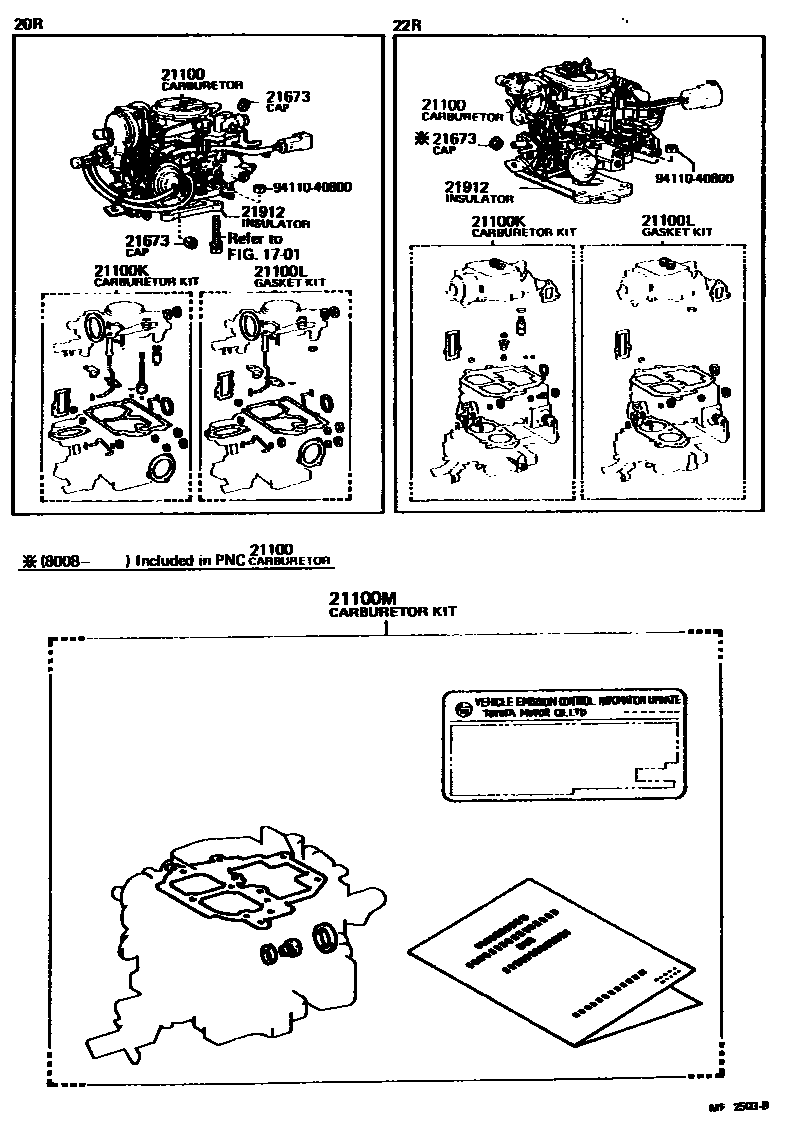 2102 — CARBURETOR ASSEMBLY
