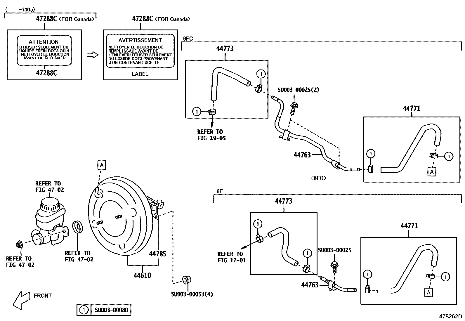 4703 — BRAKE BOOSTER & VACUUM TUBE