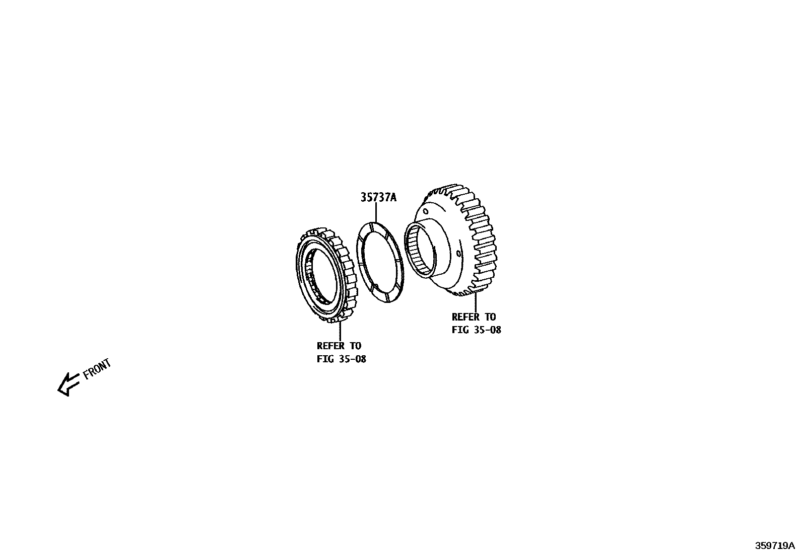 3510 — PLANETARY GEAR, REVERSE PISTON & COUNTER GEAR(ATM)