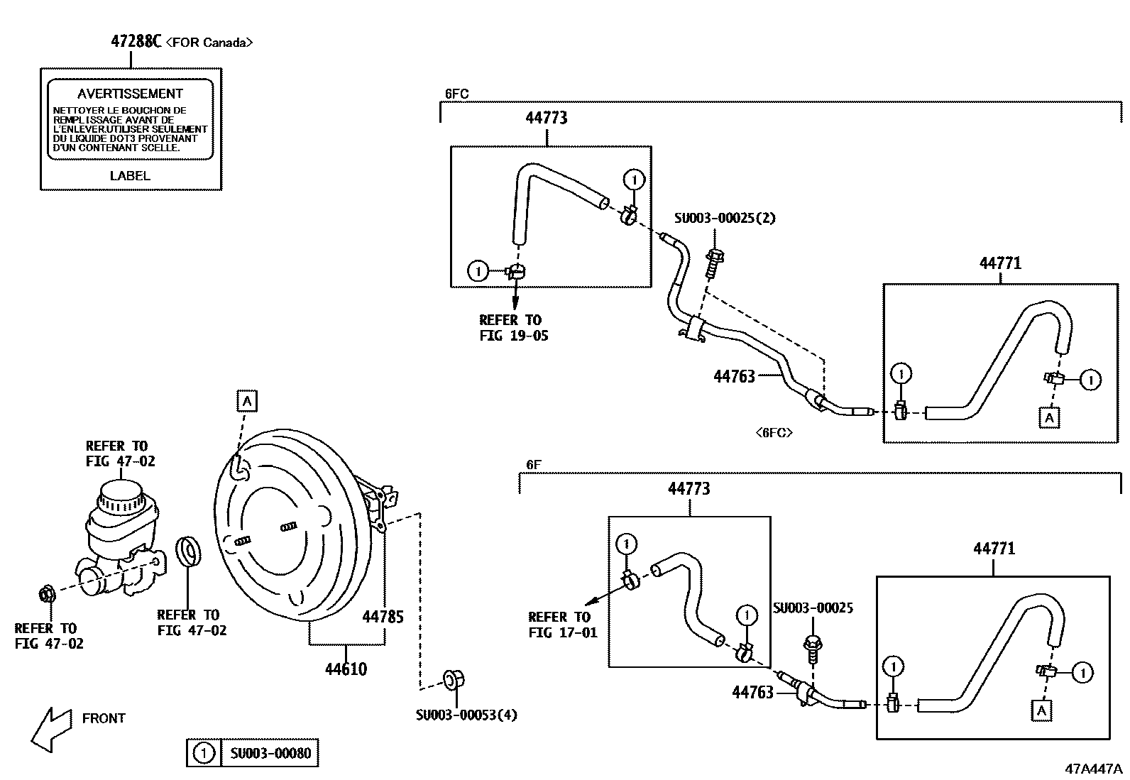 4703 — BRAKE BOOSTER & VACUUM TUBE