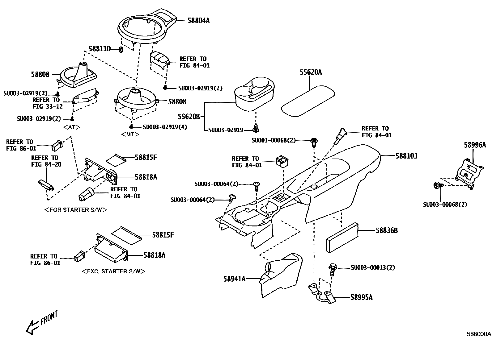5806 — CONSOLE BOX & BRACKET