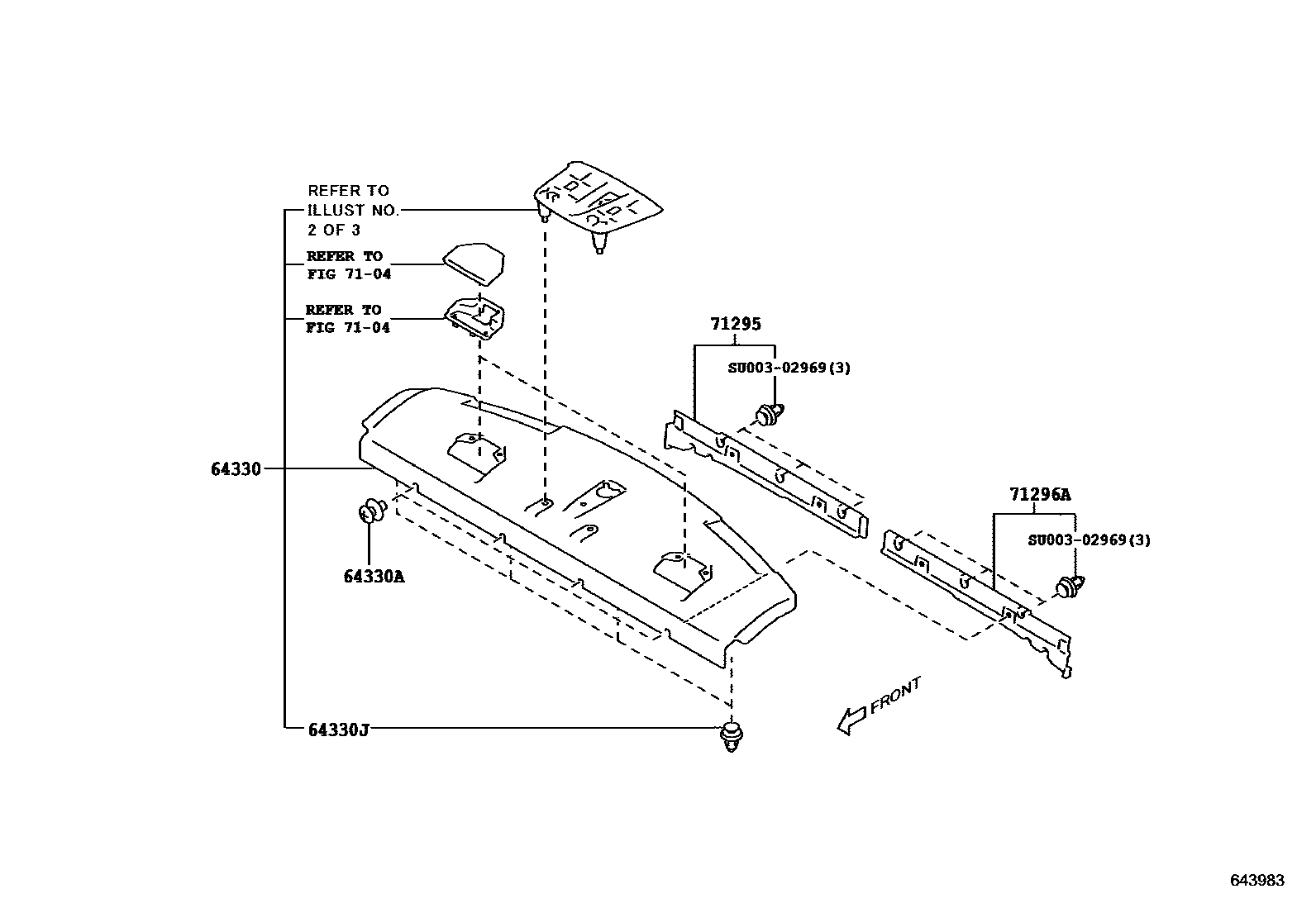 6403 — PACKAGE TRAY PANEL & LUGGAGE COMPARTMENT MAT
