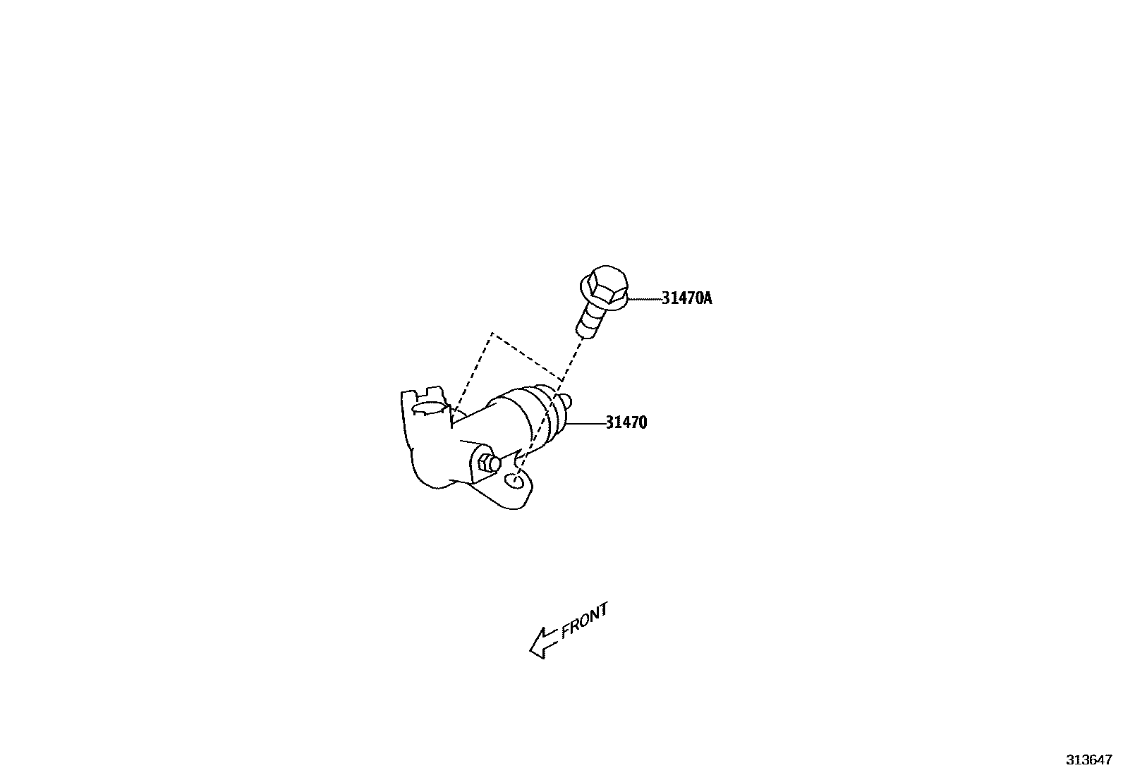 3105 — CLUTCH RELEASE CYLINDER