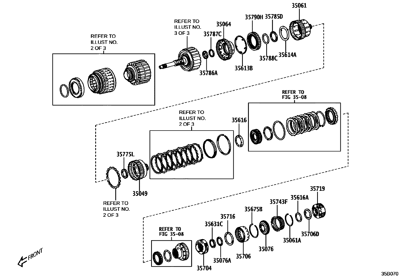 3507 — BRAKE BAND & MULTIPLE DISC CLUTCH (ATM)
