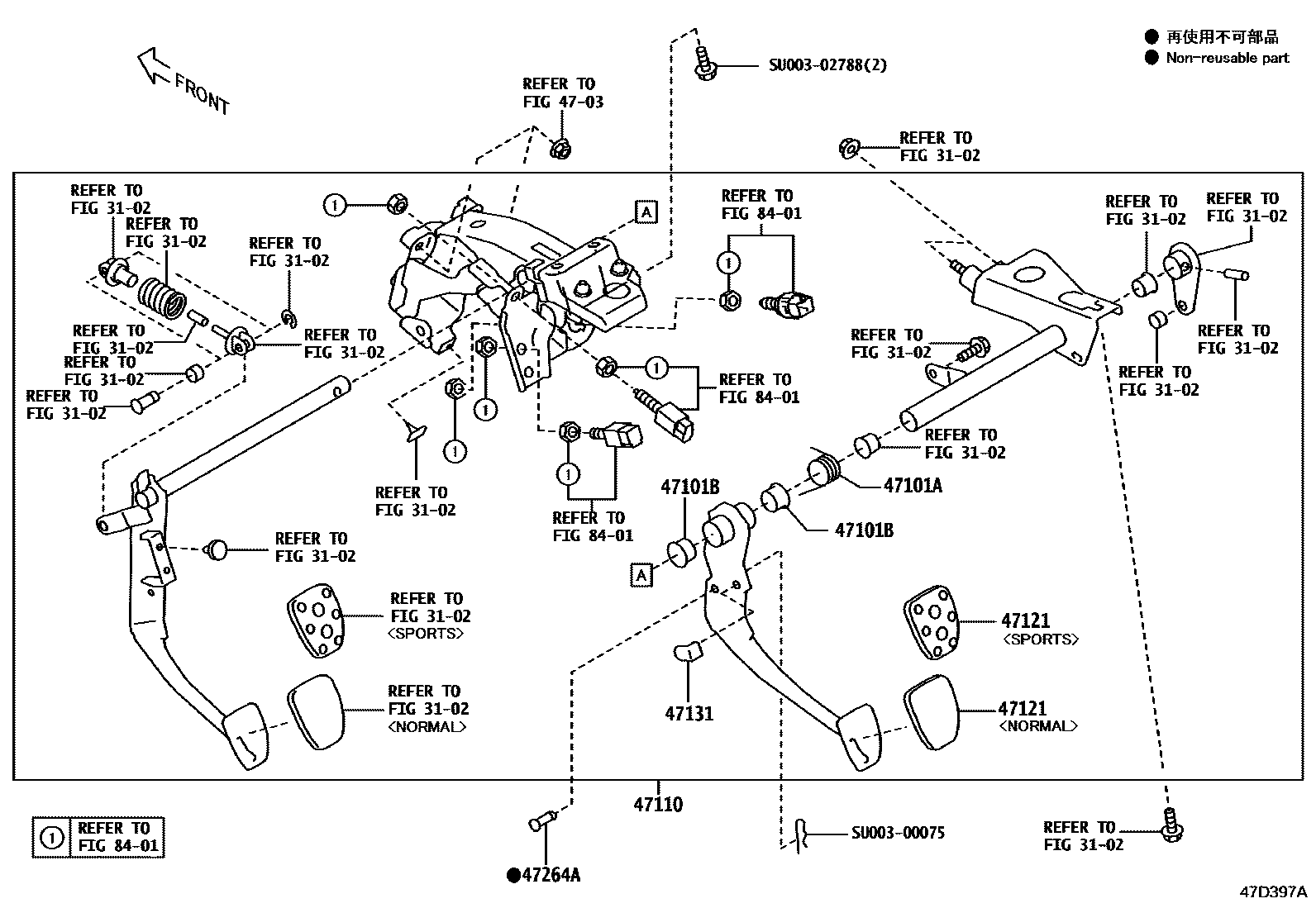 4701 — BRAKE PEDAL & BRACKET