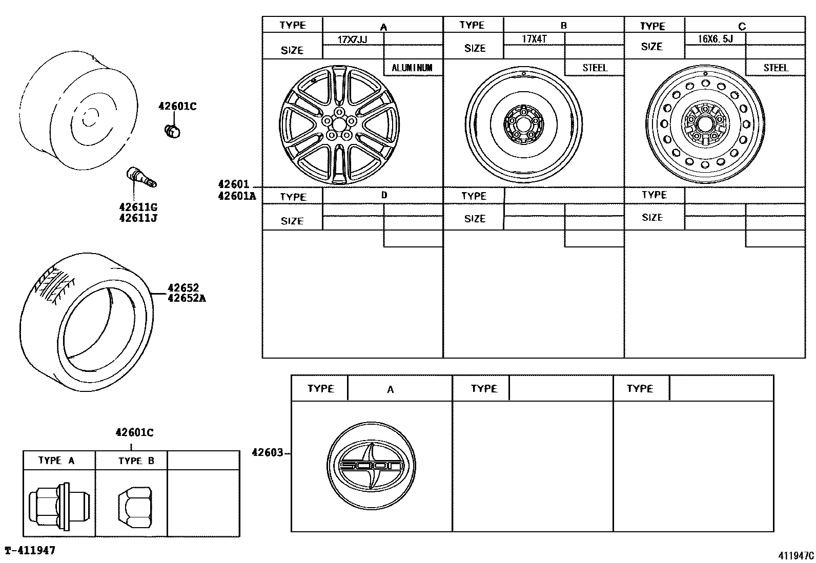 4103 — DISC WHEEL & WHEEL CAP