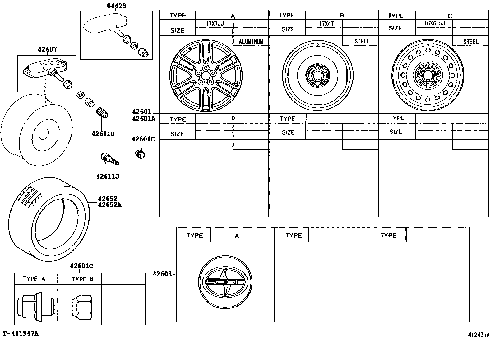 4103 — DISC WHEEL & WHEEL CAP
